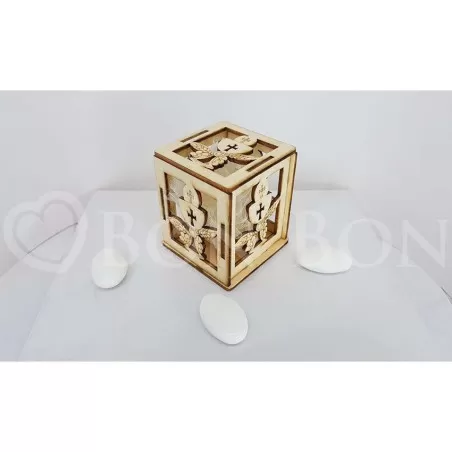 Scatolina Legno Prima Comunione Linea elle - 1