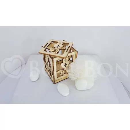 Scatolina Legno Prima Comunione Linea elle - 2