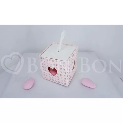 Scatolina Nascita e Battesimo Bloom Rosa Scotton - 1