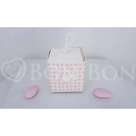 Scatolina Nascita e Battesimo Bloom Rosa Scotton - 2