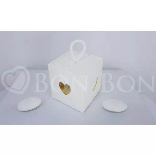Scatolina Porta confetti Matrimonio White Scotton - 1