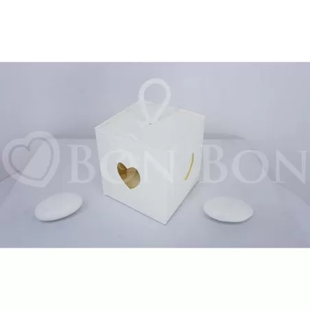 Scatolina Porta confetti Matrimonio White Scotton - 1