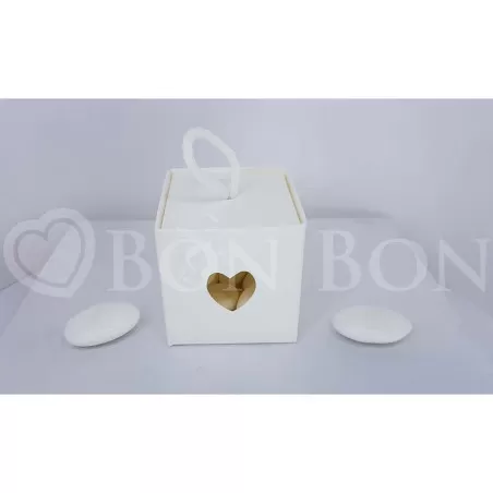 Scatolina Porta confetti Matrimonio White Scotton - 2
