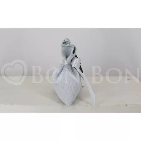 Sacchetto Nozze d´Argento Rasatello Argento Sacchetto Mini Liete Creazioni - 2