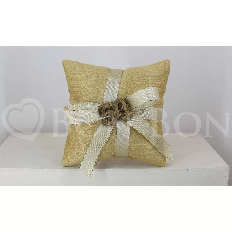 Sacchetto Nozze d'Oro Liete Creazioni Linea Rasatello Oro Cuscinetto Liete Creazioni - 1