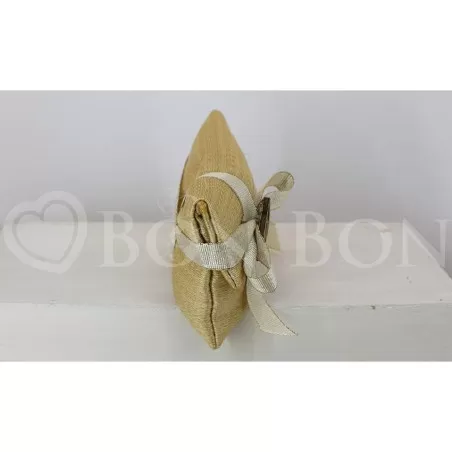 Sacchetto Nozze d´Oro Rasatello Oro Busta Lettera Rettangolare Piccolas Liete Creazioni - 2