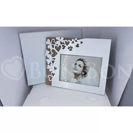 Bomboniera Matrimonio Portafoto con Cuori Star Import Italia - 1