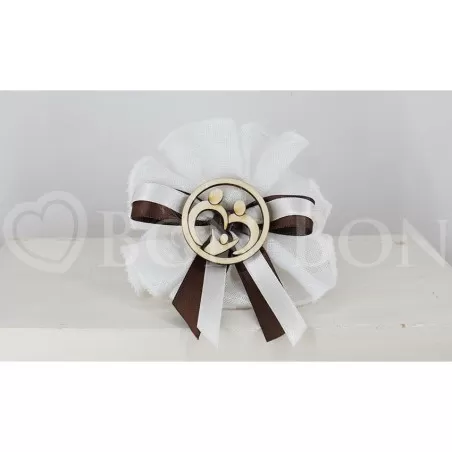 Sacchetto Matrimonio 3145 Liete Creazioni Linea Family Centrino Liete Creazioni - 1