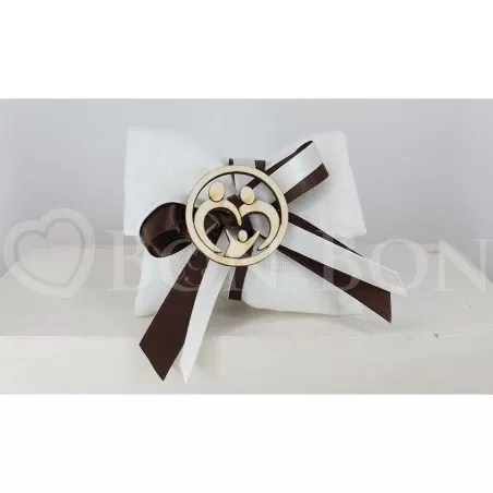 Sacchetto Matrimonio 3147 Liete Creazioni Linea Family Busta Lettera Liete Creazioni - 1