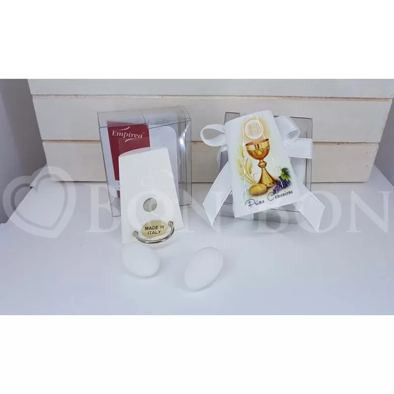 Tegolina Calice Prima Comunione con portaconfetti - 1