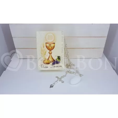 Libretto Calice Prima Comunione con Coroncina all'interno - 1