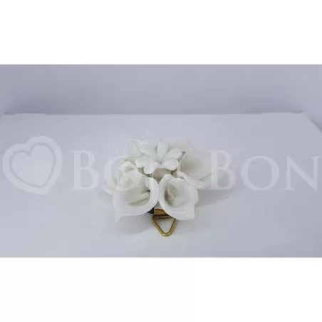 Bomboniera outlet magnete fiore calla panna - 1