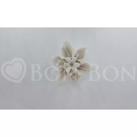 Bomboniera outlet magnete fiore calla panna - 2