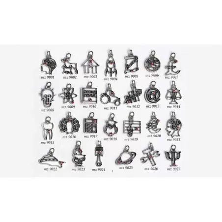 Ciondoli Simboli Bomboniera Laurea 1 Tabor - 2