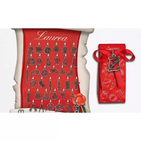 Ciondoli Simboli Bomboniera Laurea 2 Tabor - 1