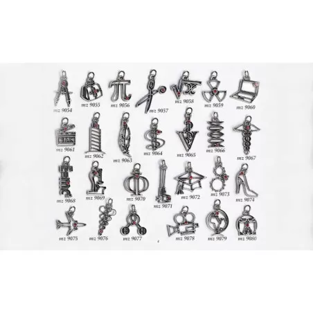 Ciondoli Simboli Bomboniera Laurea 3 Tabor - 2