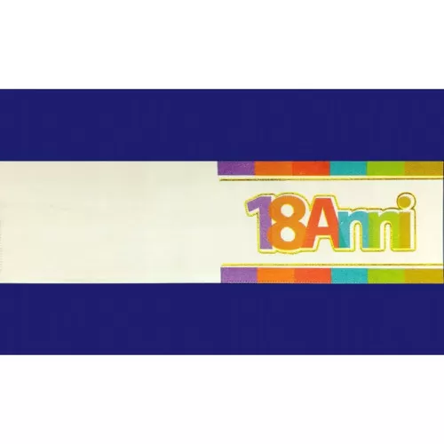 Confezione da 20 bigliettini per 18 compleanno colorato Alessia Partecipazioni - 1