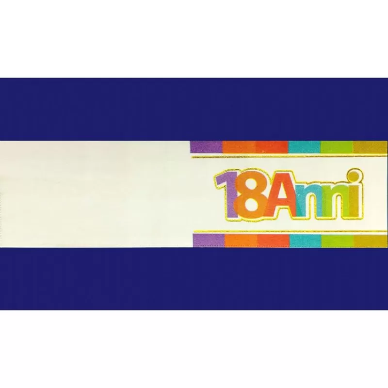 Confezione da 20 bigliettini per 18 compleanno colorato Alessia Partecipazioni - 1