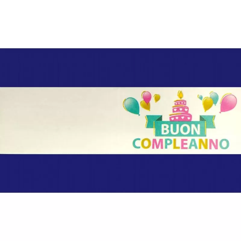 Confezione da 20 bigliettini per compleanno con palloncini Alessia Partecipazioni - 1