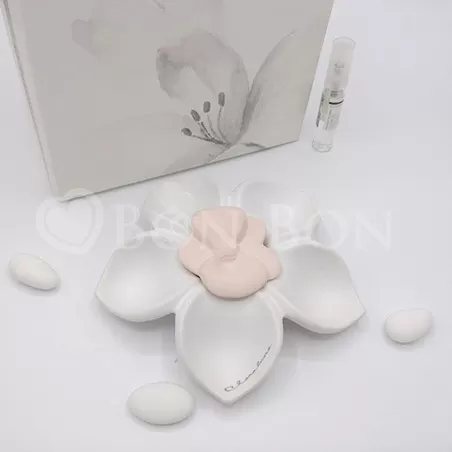 Bomboniera matrimonio claraluna 18161 lothus con fiore ed essenza spray Claraluna - 1