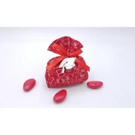 Sacchetto laurea tabor con applicazione bagno argento a scelta Tabor - 1