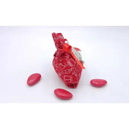 Sacchetto laurea tabor con applicazione bagno argento a scelta Tabor - 2