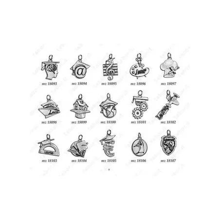 Sacchetto laurea tabor con applicazione bagno argento a scelta Tabor - 4