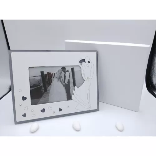 Bomboniera matrimonio vz26 portafoto abbraccio Royal Gifts - 1