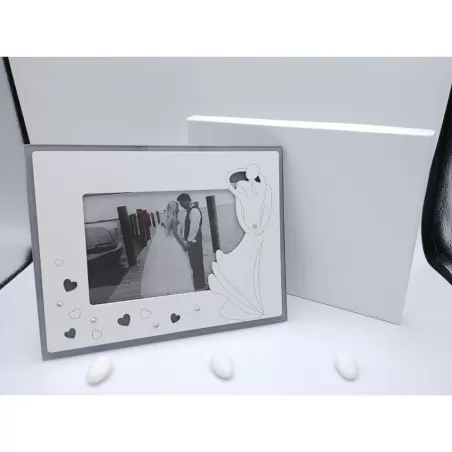 Bomboniera matrimonio vz26 portafoto abbraccio Royal Gifts - 1