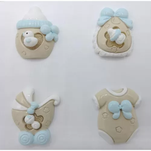 Bomboniera nascita e battesimo rb446/B calamita boy Royal Gifts - 1