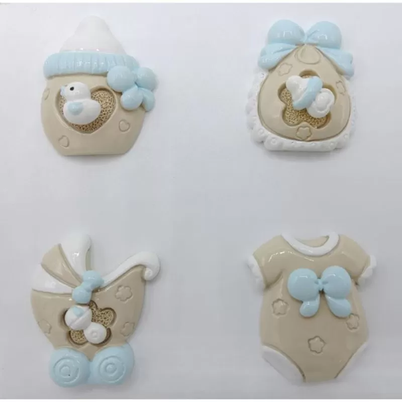 Bomboniera nascita e battesimo rb446/B calamita boy Royal Gifts - 1