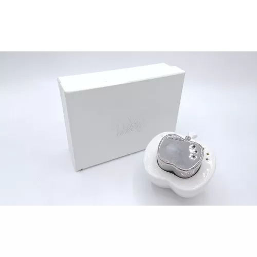 Bomboniera offerta sale e pepe mela bianco e argento Royal Gifts - 1