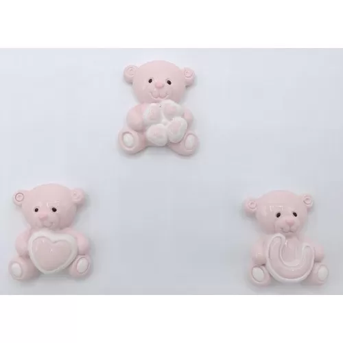 Bomboniera nascita e battesimo rb420/g orsetto magnete girl Royal Gifts - 1