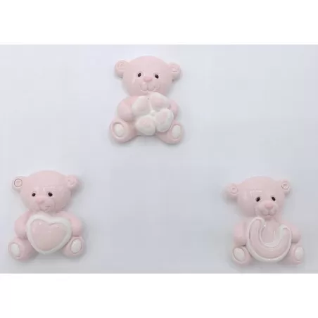 Bomboniera nascita e battesimo rb420/g orsetto magnete girl Royal Gifts - 1