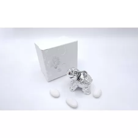 Bomboniera outlet prima comunione elefante argentato - 1