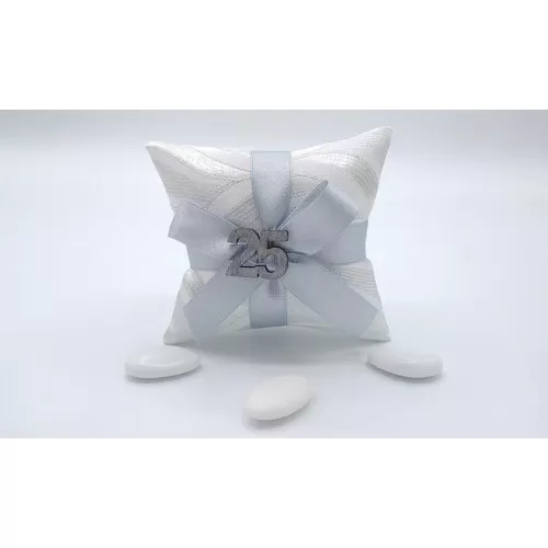 Sacchetto Nozze d´argento 3381 maraja argento cuscino Liete Creazioni - 1