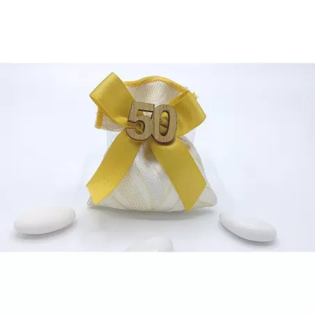Sacchetto nozze d´oro 3389 maraja oro Sacchetto piccolo Liete Creazioni - 1