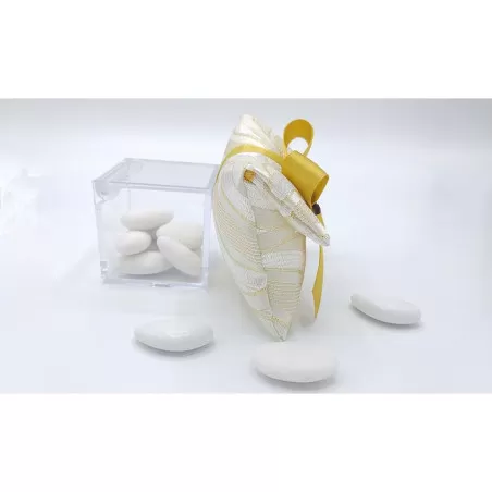 Sacchetto nozze d´oro 3386 maraja oro busta lettera rettangolare piccola Liete Creazioni - 2