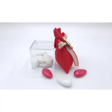 Sacchetto diploma e laurea 3430 sacchetto medio linea panama rosso Liete Creazioni - 2