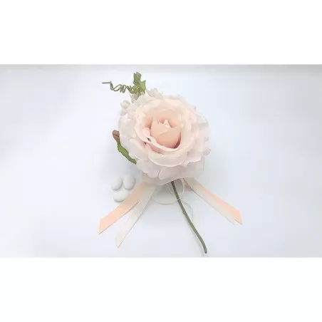 Sacchetto matrimonio ck6291/mauve tralcio rosa grande - 1