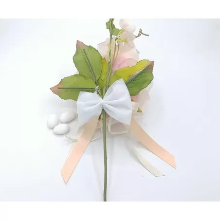 Sacchetto matrimonio ck6291/mauve tralcio rosa grande - 2