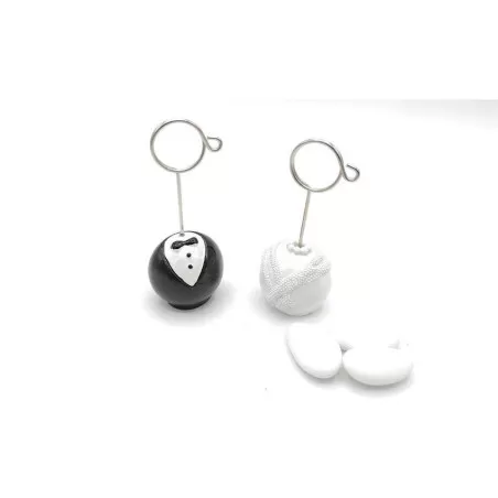 Bomboniera matrimonio outlet clip vestito sposi - 1