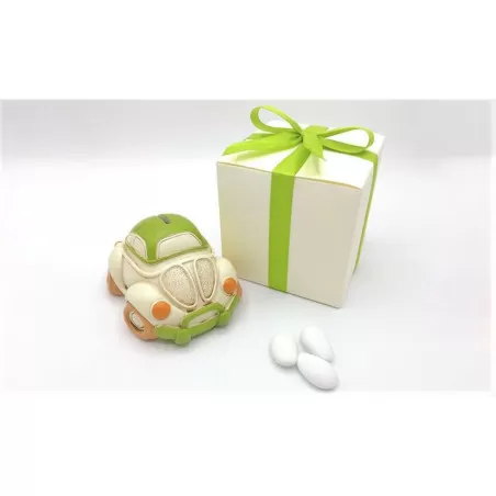 Bomboniera comunione salvadanaio auto AFC - 1