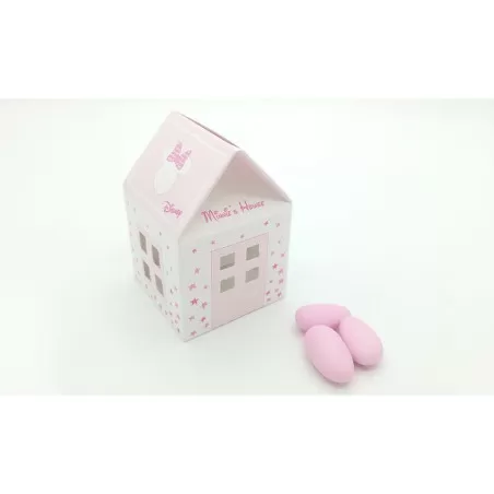 Scatolina portaconfetti disney casetta minnie stelline rosa Disney - 1