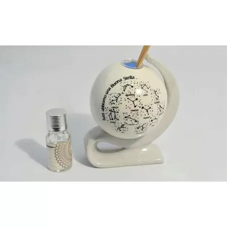 Bomboniera matrimonio claraluna 19101/2 coppia mappamondi e diffusore led con kit essenza Claraluna - 1