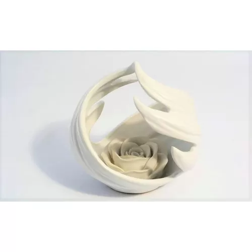 Bomboniera matrimonio claraluna 19152 fiamma grande con gesso profumato Claraluna - 1