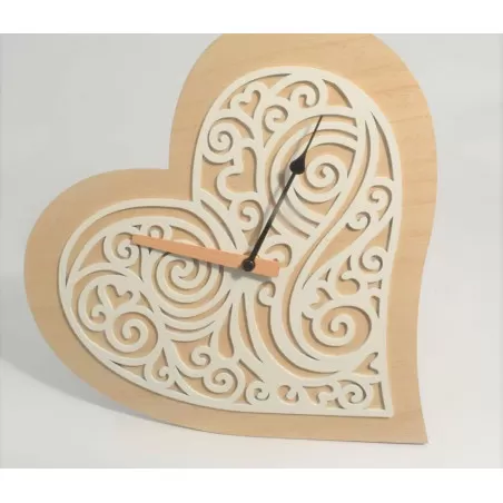 Bomboniera matrimonio claraluna 19633 orologio cuore Claraluna - 2