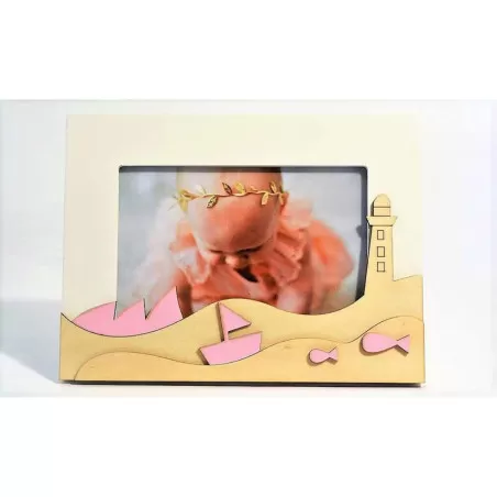 Bomboniera matrimonio claraluna 19694 portafoto barchetta bimba Claraluna - 1