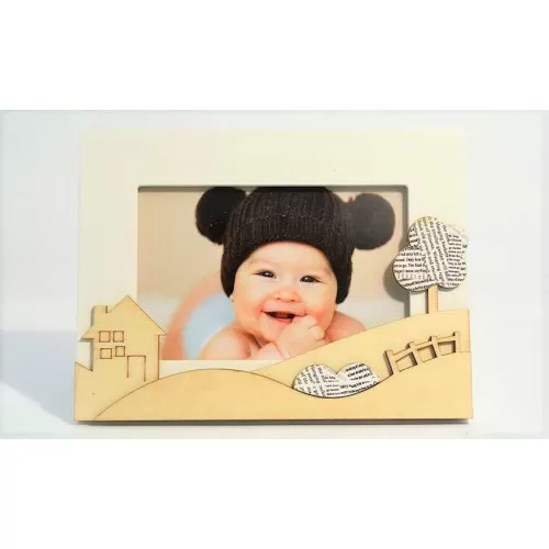 Bomboniera matrimonio claraluna 19698 portafoto casetta neutro Claraluna - 1