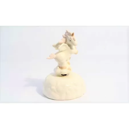 Bomboniera nascita e battesimo claraluna 19937/2 carilon con unicorno rosa Claraluna - 1